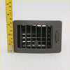 Gray plastic air vent trim with vertical slats and textured adjustment knob for toyota hilux 2004-2016