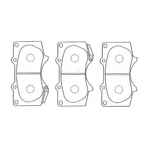 Aisin Brake Pad Set Front A1N011