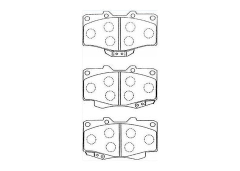 Aisin Brake Pad Set Front A1N021
