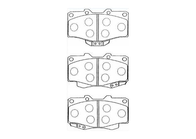 Aisin Brake Pad Set Front A1N021