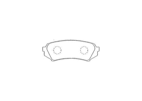 Aisin Brake Pad Set Rear A2N004