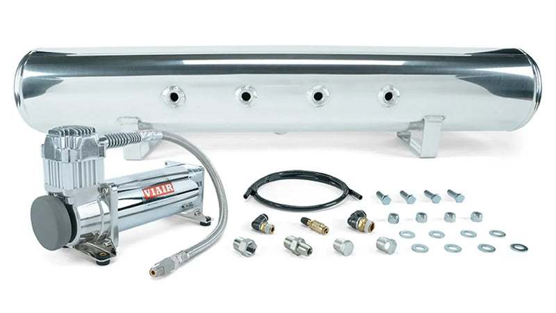 Air Lift Performance 5 Gal Polished Tank & VIAIR 444C Comp - No Mgmt System Included