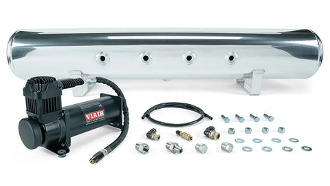 Air Lift 27808 5 Gal. Polished Tank w/ Viair 444b Blk