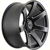 Alpha gauntlet 2 matt black milled two-tone alloy wheel with multi-spoke design and alpha one logo center