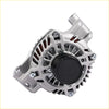 Silver aluminum alternator with black hub and visible copper windings for jeep cherokee compass and chrysler 200 2015 2017
