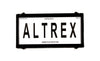 Altrex Number Plate Cover Japanese Style Black Without