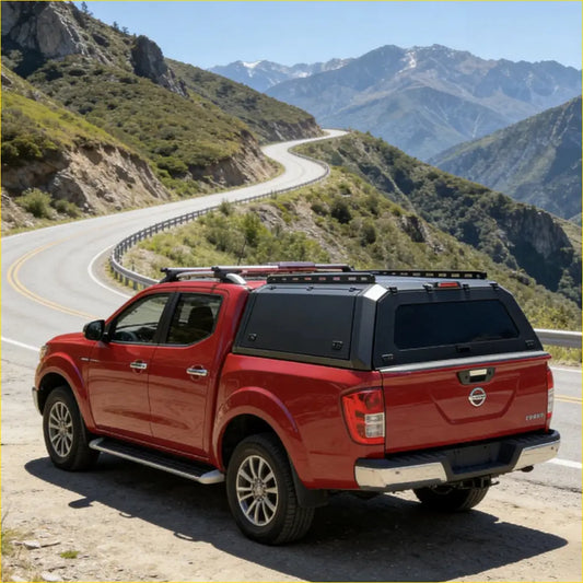 Aluminium Canopy with Rear View Glass for Nissan Navara 2015-2025