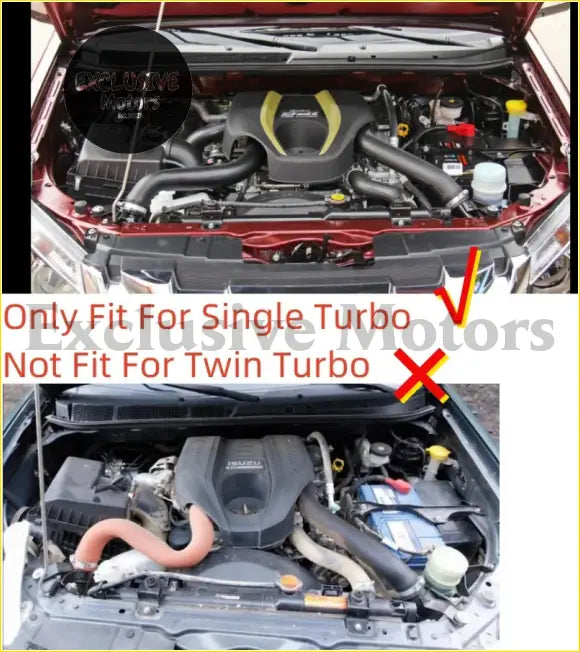 Aluminum 2’’ Intercooler Piping Kit for Isuzu D-Max 2.5L 4JK1 Turbo - & Performance