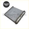 Aluminum silver heater core with ribbed rectangular design for nissan d22 car cooling system