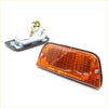 Orange amber rectangular marker light with textured lens and black trim for Nissan Datsun 620 turn signal 1972-1979