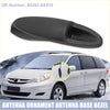 Black plastic antenna base bezel for toyota sienna 2004-2010 shown from the back side