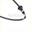 Black rubber fuel line with metallic connectors for antenna base bracket cable on jeep wrangler 2007–2023