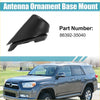 Black plastic antenna ornament base mount showing back side for toyota 4runner 2010-2014 models