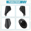 Black rubber gear shift knob cover with tapered shape and molded grip ridges for toyota 4runner antenna base mount