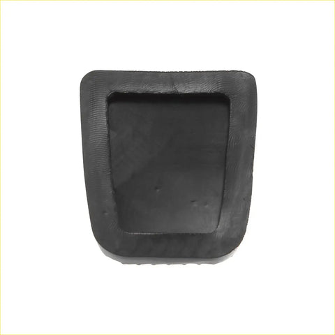 Black rubber anti slip brake pedal cover with rectangular cutout and textured edges for Toyota 4Runner 2010-2023