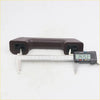 Brown plastic armrest for nissan datsun king cab 720 1980-1986 with integrated black rubber grips