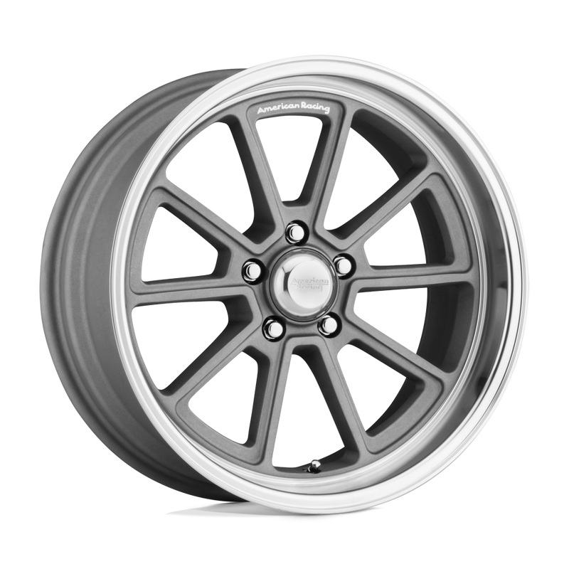 American Racing Draft VN510 Vintage Silver Diamond Lip