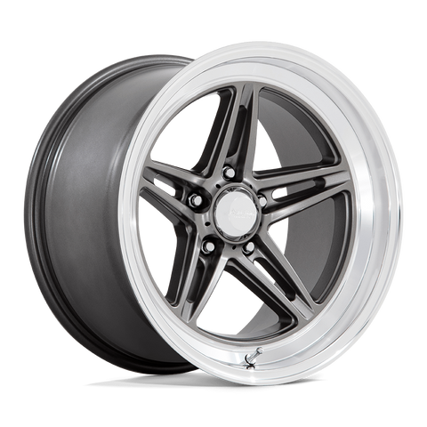 American Racing Groove VN514 18x10 5x114.3 0mm Anthracite Diamond Lip