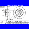 ATE Brake Rotor 300mm Rear 24.0112-0300.1
