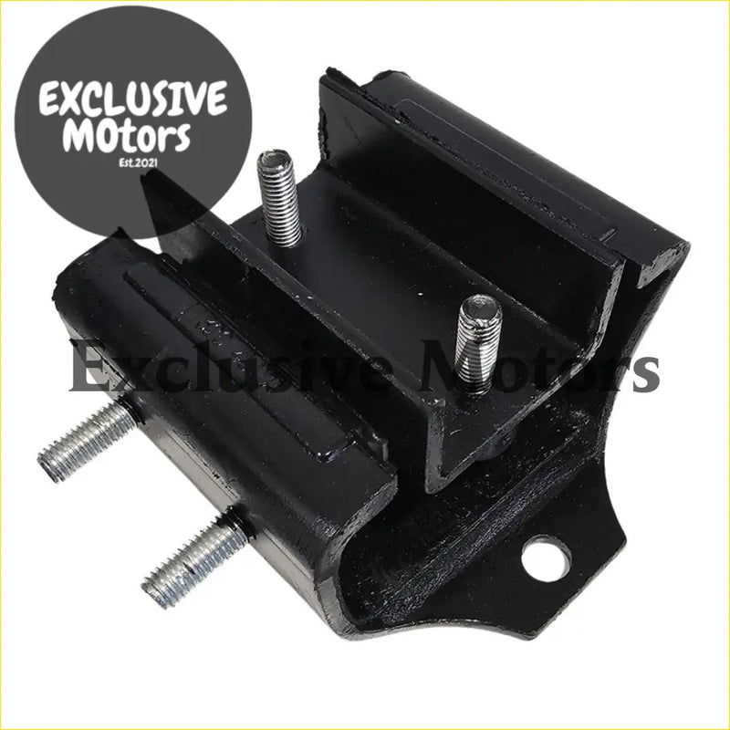Black painted metal auto gearbox mount with threaded bolts for holden commodore vl rb30 1986-1988