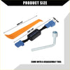 Auto start stop a-off cable set for toyota rav4 2020-2023 with orange plastic pry tool and silver metal l-wrench