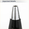Automatic gear shift knob for toyota 4runner 2006-2014 with black textured grip and polished chrome cone top plastic faux