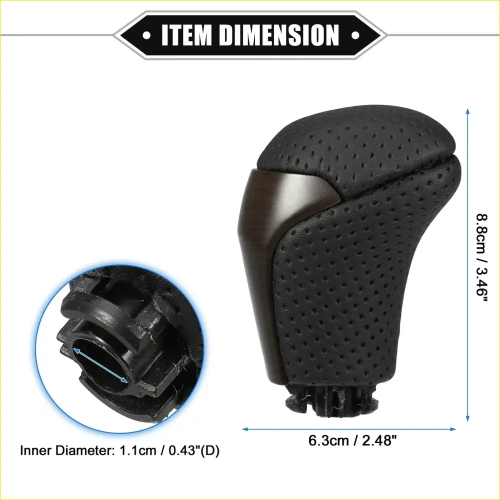 Automatic Gear Shift Knob for Toyota Highlander 2014-2019 Black - Interior Accessories