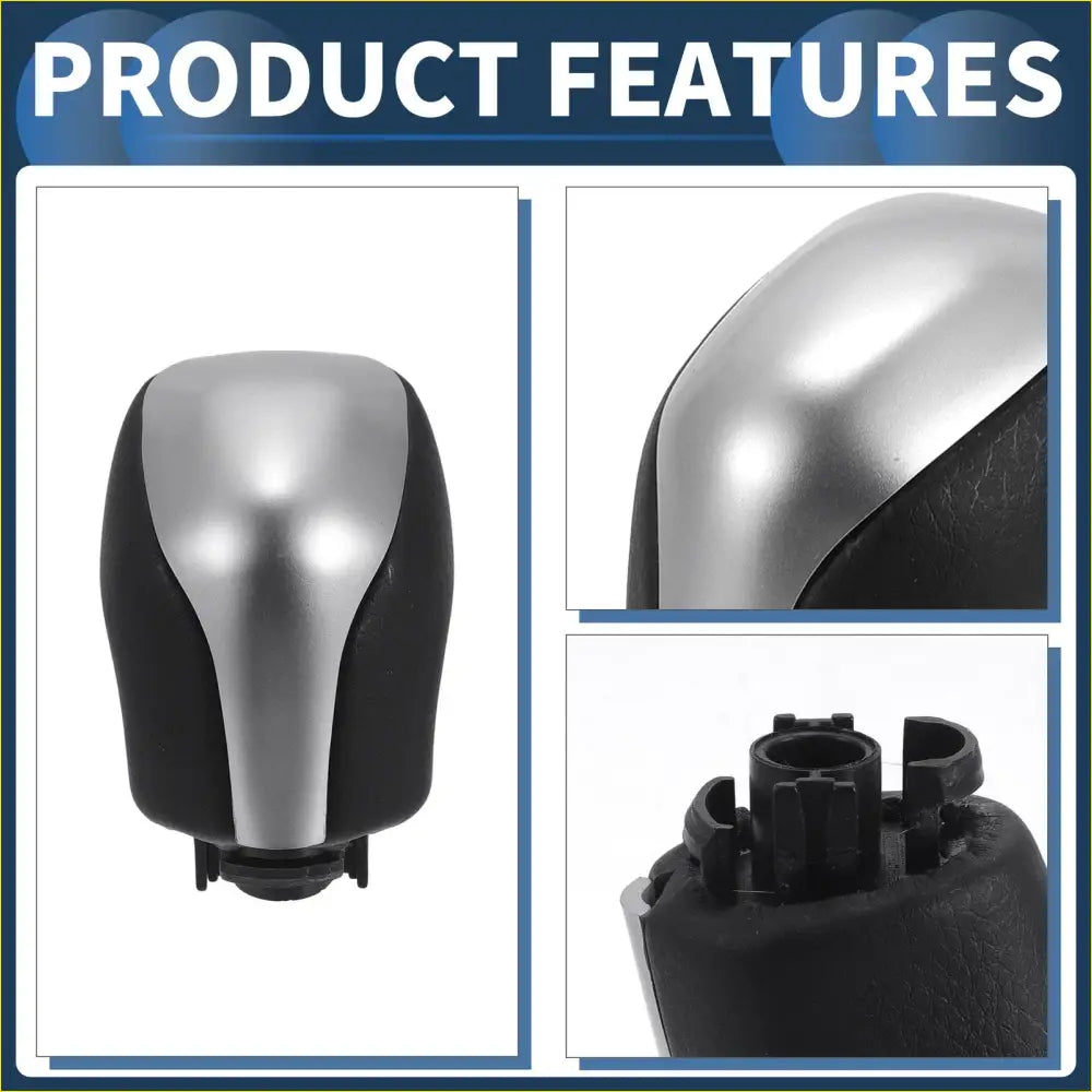 Automatic Gear Shifter Knob for Toyota Mark X Reiz (2010-2017) Silver - Interior Accessories