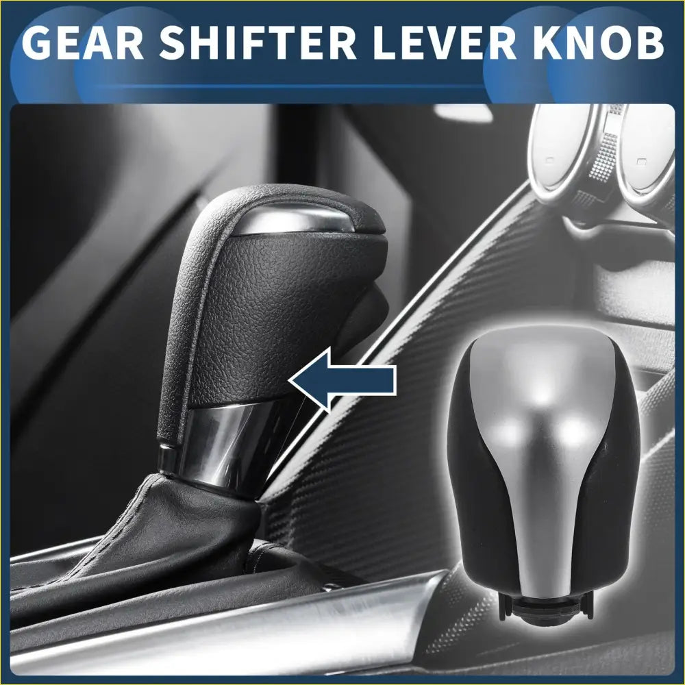 Automatic Gear Shifter Knob for Toyota Mark X Reiz (2010-2017) Silver - Interior Accessories