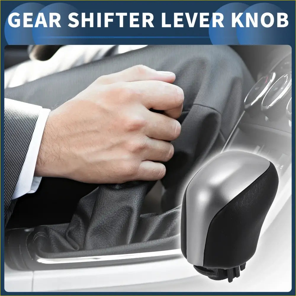 Automatic Gear Shifter Knob for Toyota Mark X Reiz (2010-2017) Silver - Interior Accessories