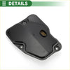 Automatic transmission filter for toyota c-hr 1.2t black plastic oil pan with gold filter housing and three mounting holes