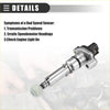 Automatic transmission input speed sensor for toyota rav4 silver metallic with black connector and white end cap