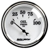 Autometer Old Tyme 2-1/16in Oil Pressure Gauge 0-100PSI