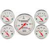 Autometer Arctic White 5 Piece Gauge Kit AU1300