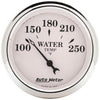 Autometer Old Tyme Water Temp Gauge 100-250F Short Sweep