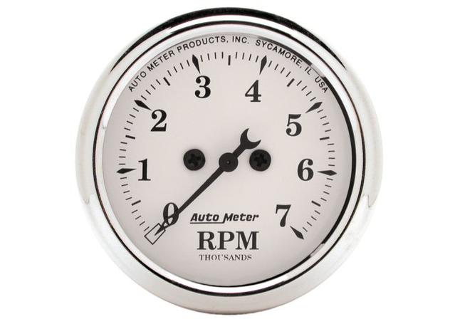 Autometer Old Tyme 2-1/16in Tachometer 7000rpm AU1694