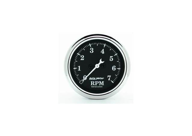 Autometer Old Tyme 2-1/16in Tachometer 7000rpm Full Sweep