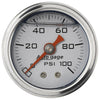 Autometer 1-1/2in Fuel Pressure Gauge Liquid Filled