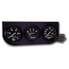 Autometer 2-1/16in 3 Gauge Console Oil Volts Water Black