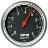Autometer Trad Chrome 3-3/8in Tachometer 8000rpm AU2499