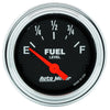 Autometer Trad Chrome 2-1/16in Fuel Level Gauge 240-33