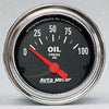 Autometer Trad Chrome 2-1/16in Oil Pressure Gauge
