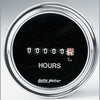Autometer Trad Chrome 2-1/16in Hour Meter 100000 Hours