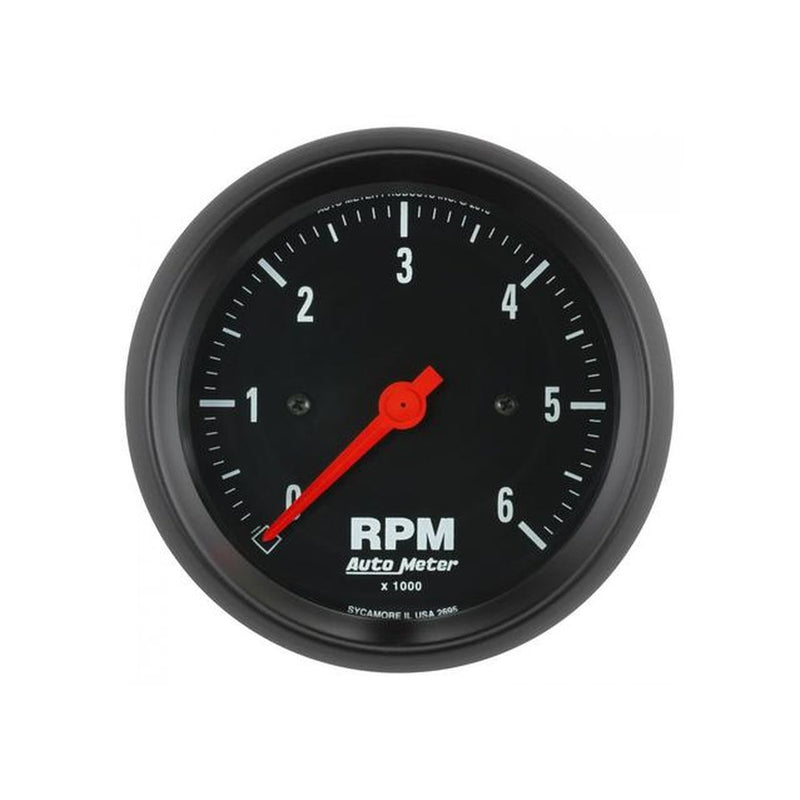 Autometer Z-Series 3-3/8in Tachometer 6000rpm AU2695