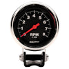 Autometer Trad Chrome 2-5/8in Tachometer 8000rpm AU2893