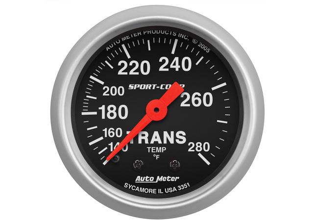 Autometer Sport-Comp 2-1/16in Trans Temp Gauge 140-280F
