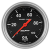 Autometer Sport-Comp 2-5/8in Oil Pressure Gauge 0-100 PSI