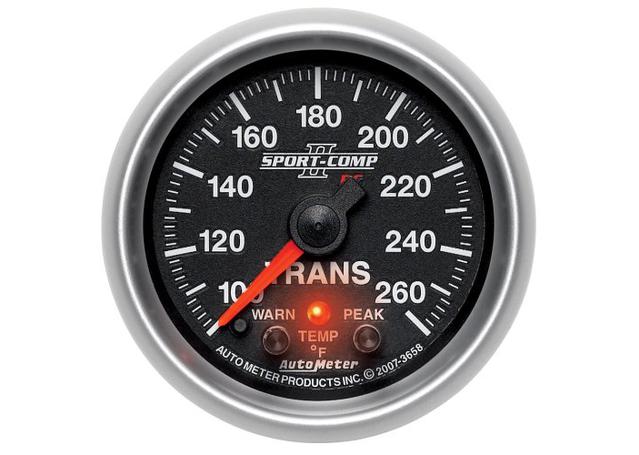 Autometer Sport Comp 2-1/16in Trans Temp Gauge 100-260F