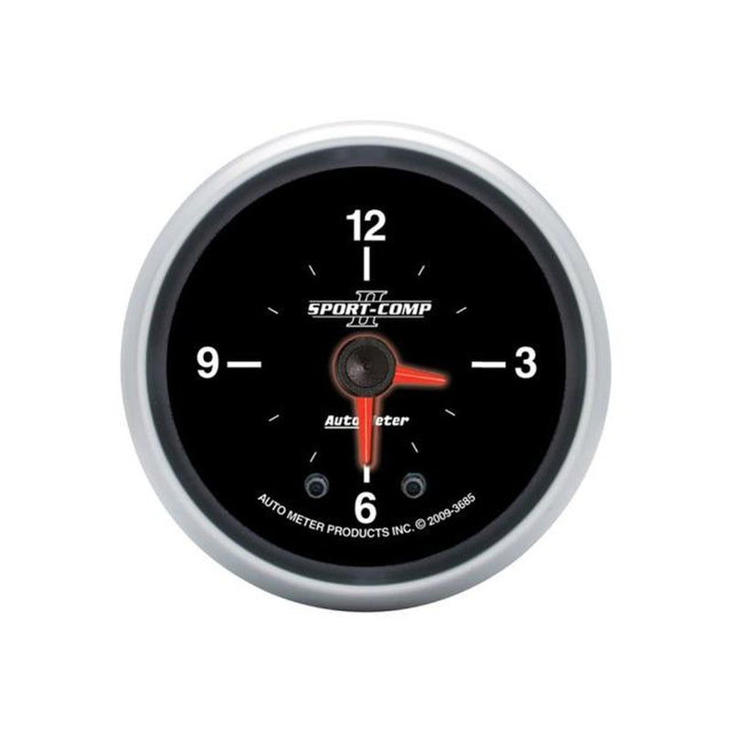 Autometer Sport Comp II 2-1/16in Clock AU3685