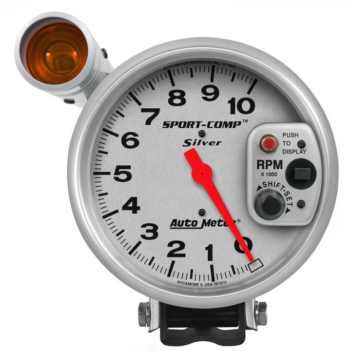 Autometer Ultra-Lite 5" Tacho Gauge 10,000RPM Pedestal